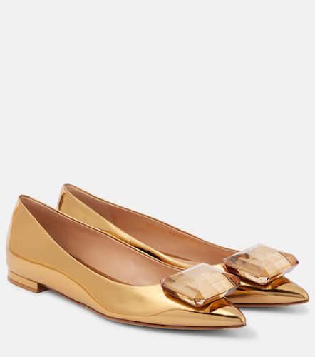 Jaipur metallic leather ballet flats - Gianvito Rossi - Modalova