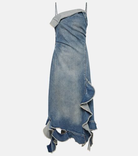 Delouise ruffled denim midi dress - Acne Studios - Modalova