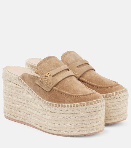 Suede espadrille wedges - Gianvito Rossi - Modalova