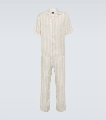 Zegna Striped linen pajamas - Zegna - Modalova