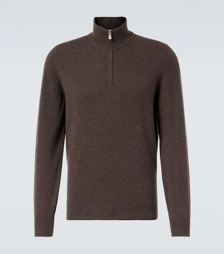 Cashmere half-zip sweater - Brunello Cucinelli - Modalova