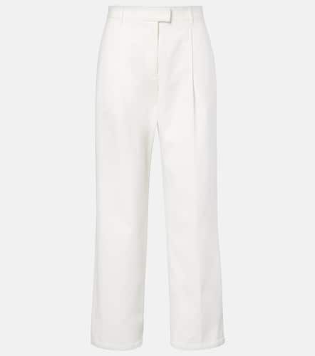 Pantaloni regular Neriah in cotone e cashmere - The Row - Modalova