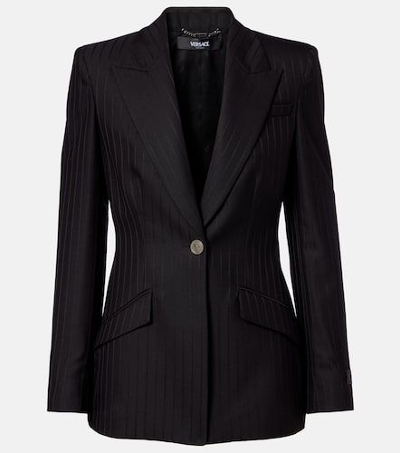 Versace Blazer aus Schurwolle - Versace - Modalova