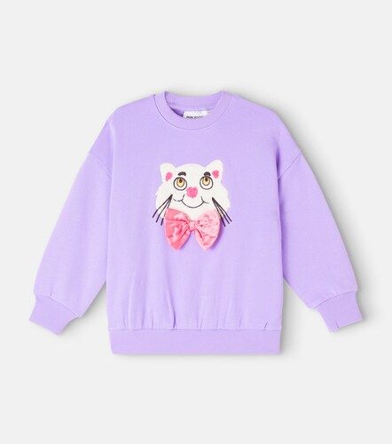 Printed cotton chenille sweatshirt - Mini Rodini - Modalova