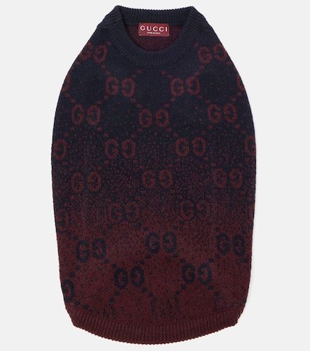 Gucci Wool jacquard dog sweater - Gucci - Modalova