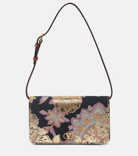 VLogo Signature Mini jacquard shoulder bag - Valentino Garavani - Modalova