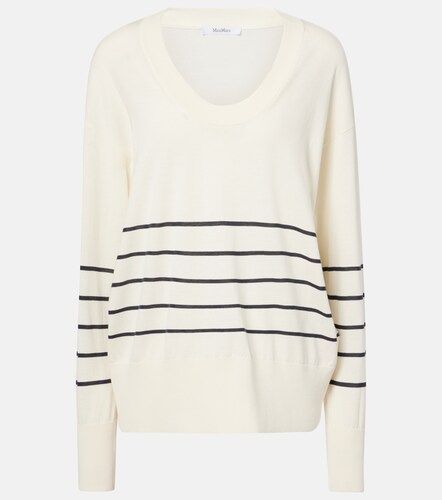 Pullover Levante in cotone e seta a righe - Max Mara - Modalova