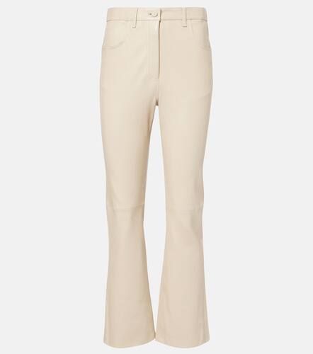 Duke leather cropped slim pants - Joseph - Modalova