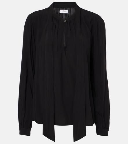 Gabrielle draped rayon challis blouse - Velvet - Modalova