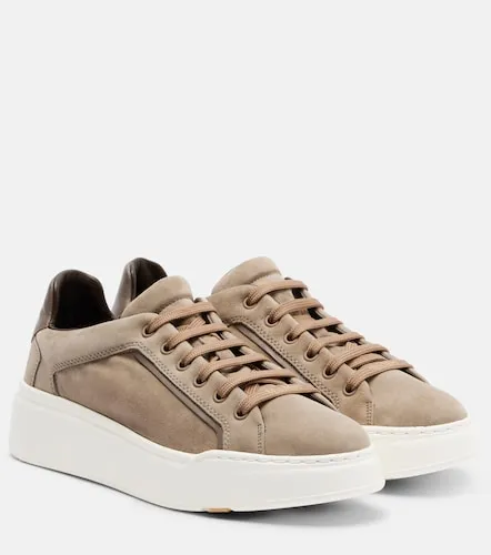 Max Mara Suede platform sneakers - Max Mara - Modalova