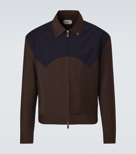 Medusa wool and mohair blouson jacket - Versace - Modalova