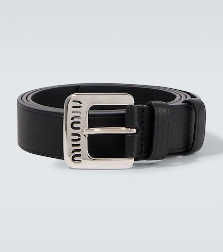 Miu Miu Logo leather belt - Miu Miu - Modalova