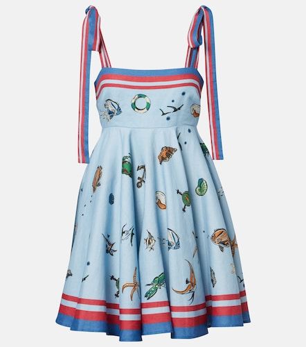 Alemais Printed linen minidress - Alemais - Modalova