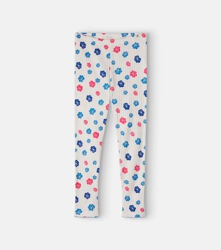 Leggings Flowers en pointelle de algodón - Mini Rodini - Modalova