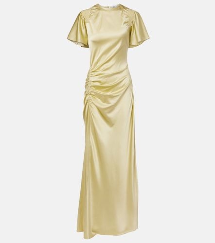 Huntleigh ruched silk-blend satin gown - Veronica Beard - Modalova