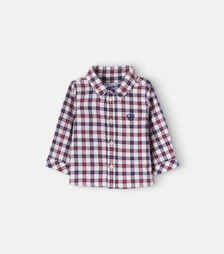 Bebé - camisa de sarga de algodón a cuadros - Tartine et Chocolat - Modalova