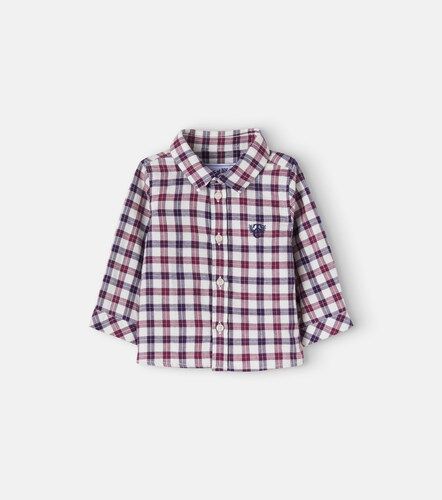Bebé - camisa de sarga de algodón a cuadros - Tartine et Chocolat - Modalova