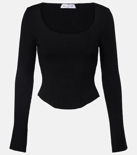 Alaïa Top aus einem Wollgemisch - Alaia - Modalova