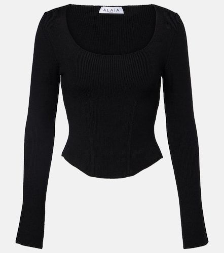 Alaia Wool-blend corset - Alaia - Modalova