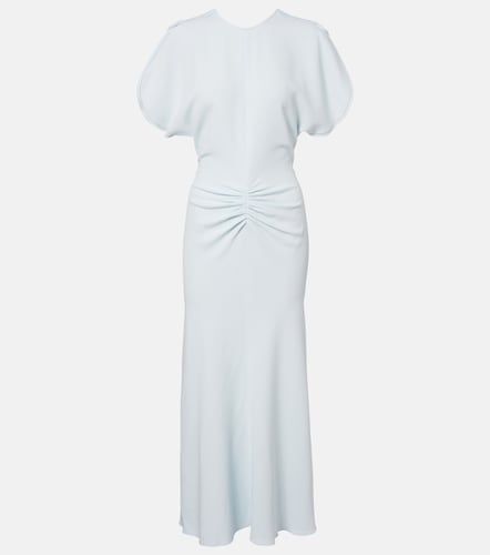 Abito midi arricciato - Victoria Beckham - Modalova