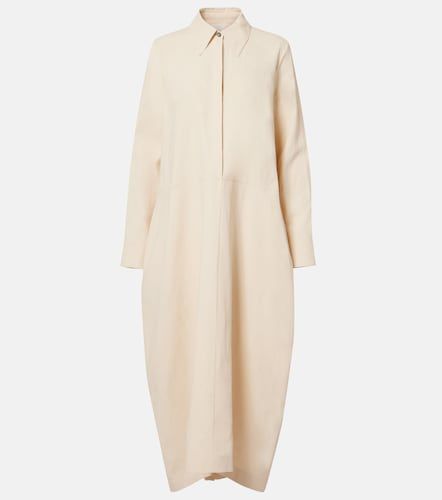 Abito chemisier oversize in lino - Jil Sander - Modalova