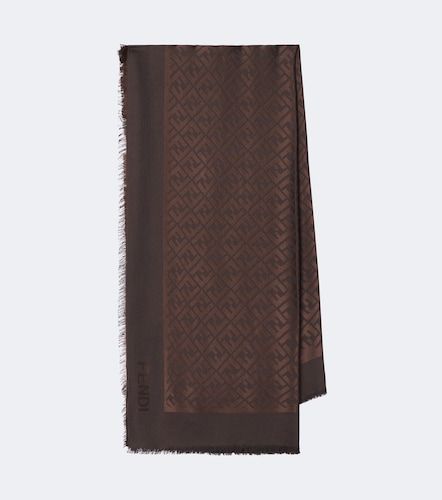 Fendi FF silk and wool shawl - Fendi - Modalova