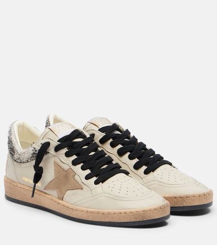 Ball Star leopard-print leather sneakers - Golden Goose - Modalova