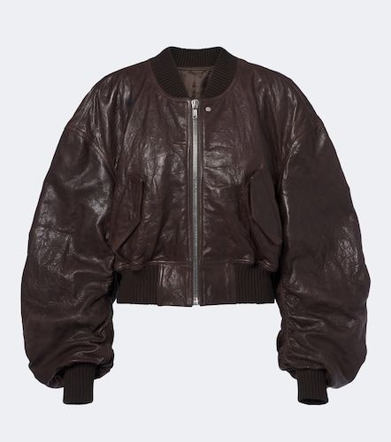 Secchia leather bomber jacket - Rick Owens - Modalova