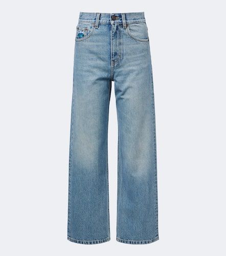 Chloe Embroidered straight jeans - Chloe - Modalova