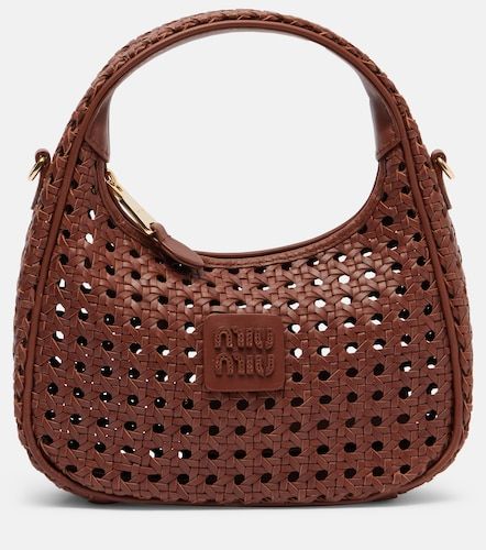 Wander leather top-handle bag - Miu Miu - Modalova