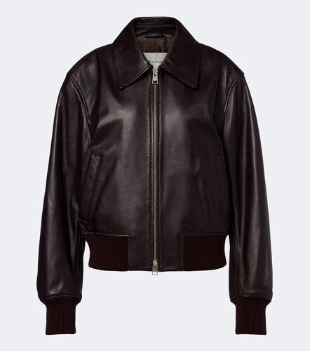 Ami Paris Leather jacket - Ami Paris - Modalova