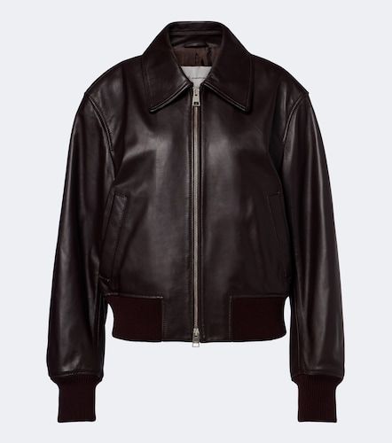 Ami Paris Lederjacke - Ami Paris - Modalova