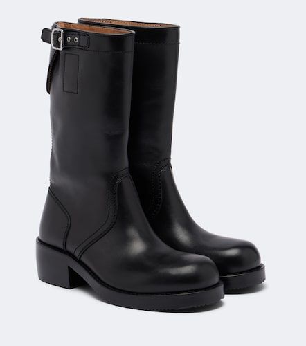 Bikerstiefel aus Leder - Dries Van Noten - Modalova