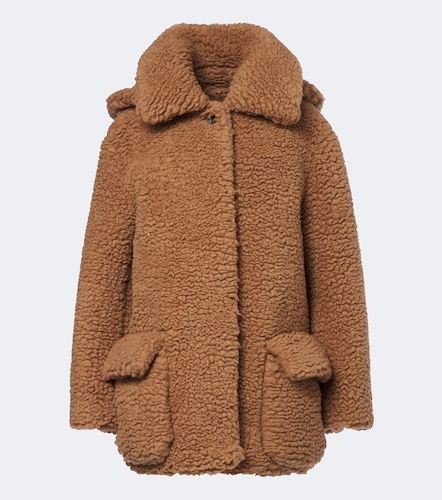 Loewe Wool and silk teddy coat - Loewe - Modalova