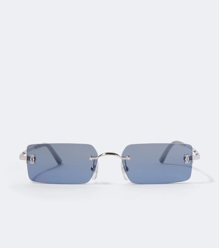 Signature C rectangular sunglasses - Cartier Eyewear Collection - Modalova