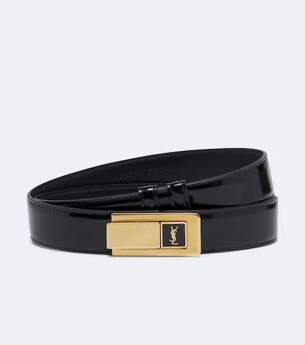 Cassandre leather belt - Saint Laurent - Modalova