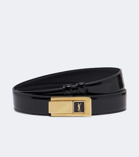 Cassandre leather belt - Saint Laurent - Modalova