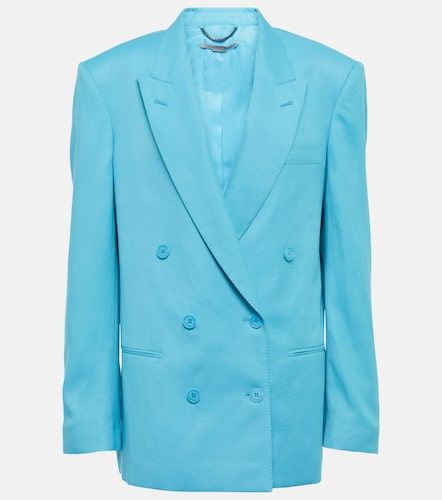 Blazer cruzado de sarga - Stella McCartney - Modalova