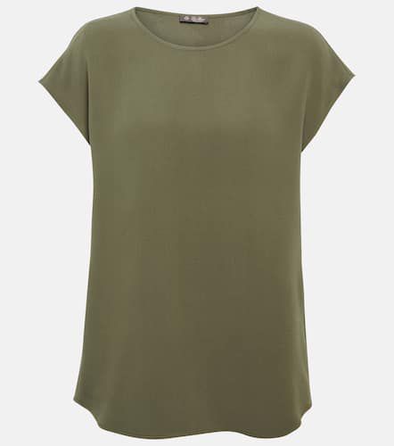 Jenette silk crÃªpe de chine top - Loro Piana - Modalova