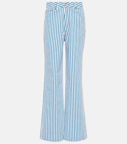 Magny striped high-rise straight jeans - Ganni - Modalova