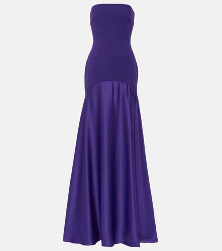 Alessandra off-shoulder satin gown - Solace London - Modalova