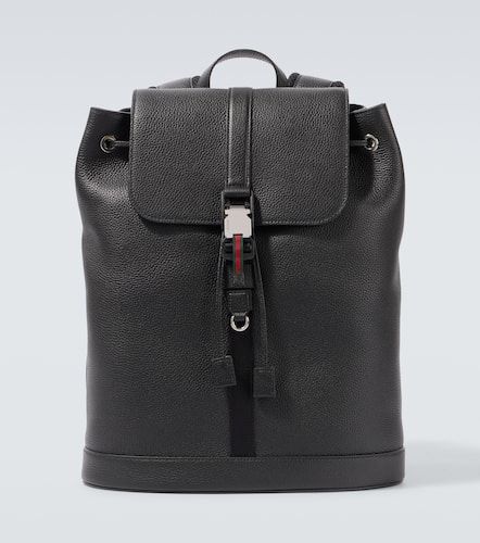 Gucci Web Large leather backpack - Gucci - Modalova