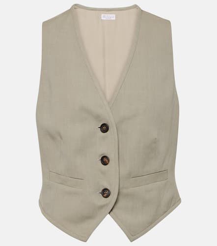 Single-breasted vest - Brunello Cucinelli - Modalova