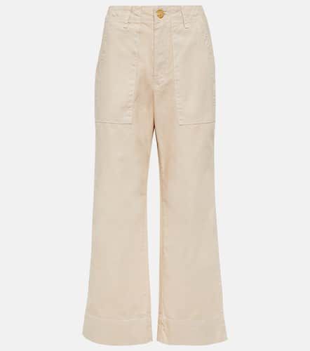 Pantalones anchos Mya cropped de algodón - Velvet - Modalova