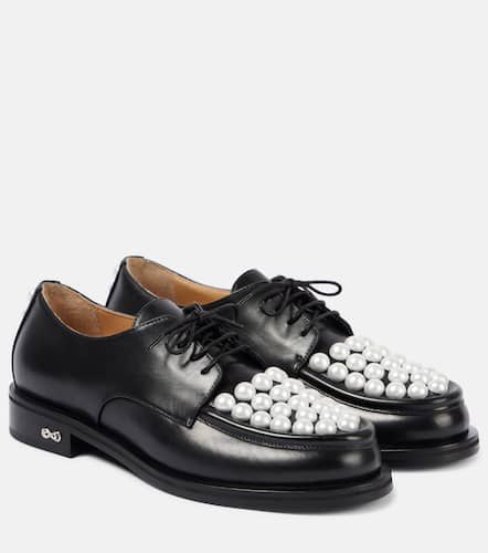 Sirene embellished leather loafers - Mach & Mach - Modalova