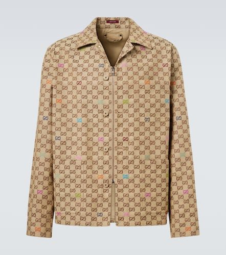 Chaqueta de lona GG en mezcla de algodón - Gucci - Modalova