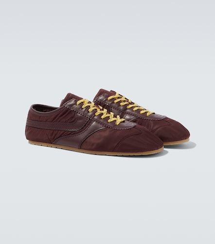 Leather-trimmed sneakers - Dries Van Noten - Modalova