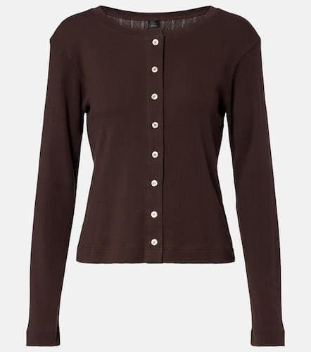 Leset Pointelle cotton cardigan - Leset - Modalova