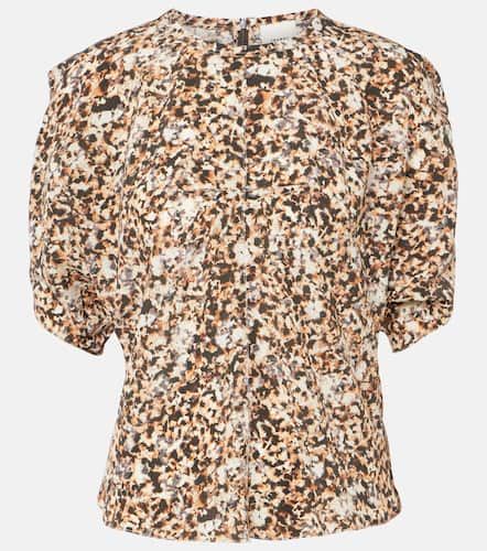 Karlita printed silk-blend blouse - Isabel Marant - Modalova