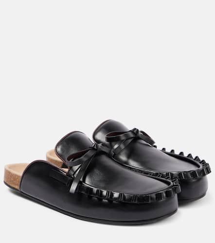 JW Anderson Ruffled leather mules - JW Anderson - Modalova